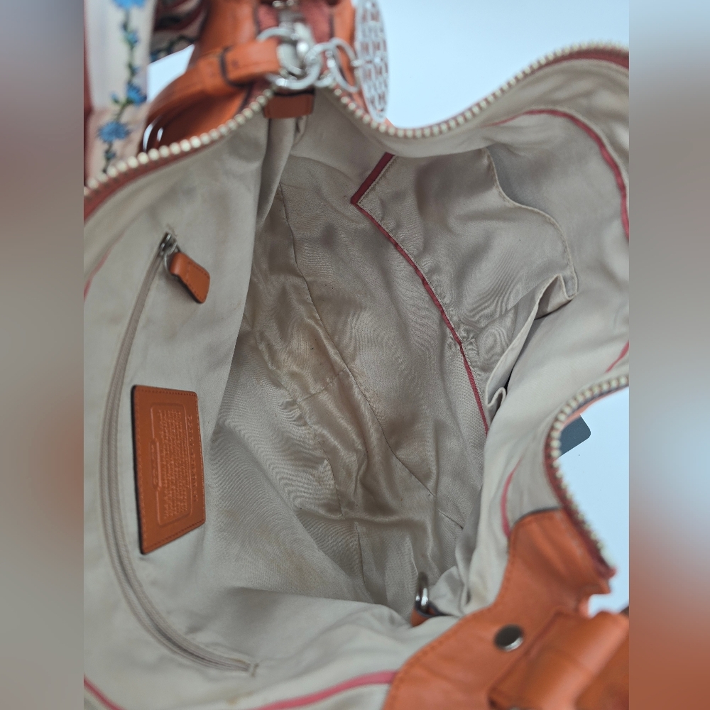 Coach Allie Leather Hobo Shoulder Bag - Picture 9 of 16